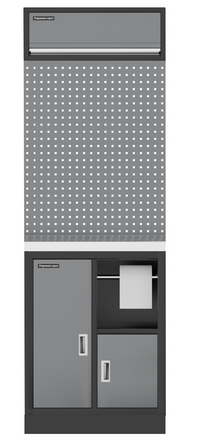 GZ-007 — Panneau perforé + dérouleur et armoire